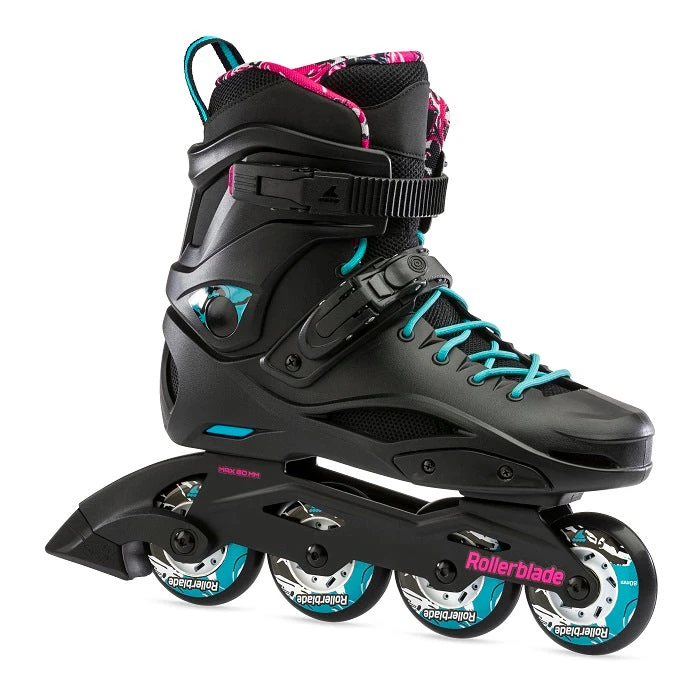 Rollerblade RB Cruiser Women's Inline Skates - Black/Aqua 3 Rollerblade RB Cruiser Women's Inline Skates - Black/Aqua