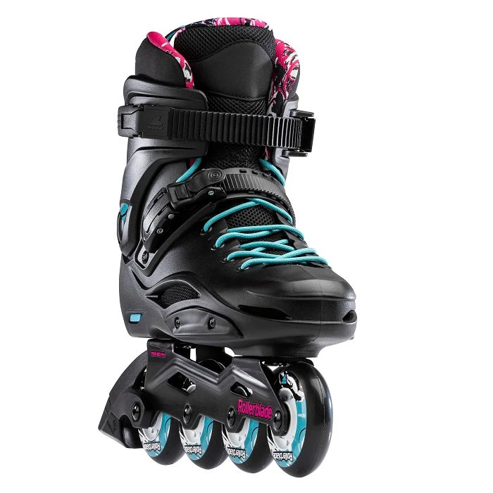 Rollerblade RB Cruiser Women's Inline Skates - Black/Aqua 5 Rollerblade RB Cruiser Women's Inline Skates - Black/Aqua - Image 3