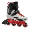 Rollerblade RB Pro X Skates - Grey/Warm Red -Blade Skate Shop rollerblade rb pro x skates grey warm red