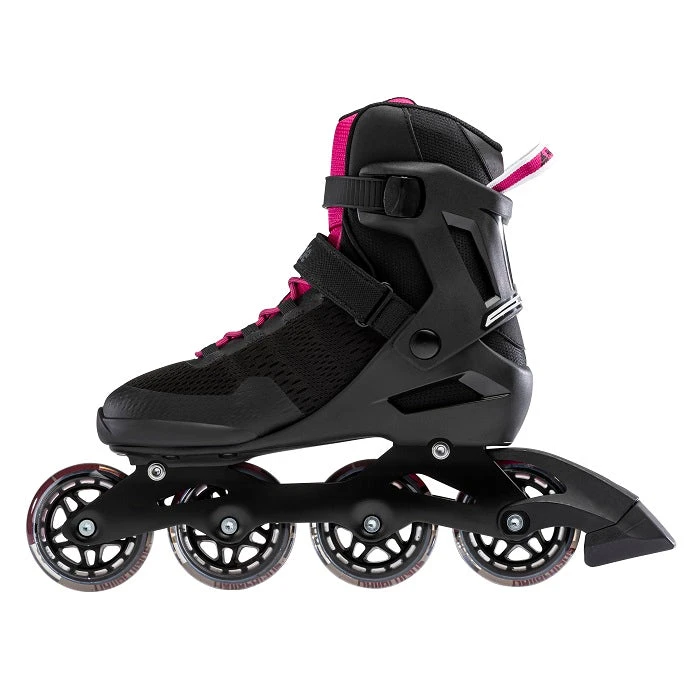 Rollerblade Sirio 80 Womens Inline Skates - Black/Raspberry 4 Rollerblade Sirio 80 Womens Inline Skates - Black/Raspberry - Image 2