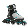 Rollerblade Spark 80 Womens Inline Skates - Grey/Turquoise -Blade Skate Shop rollerblade spark 80 womens inline skates grey turquoise