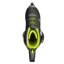 Rollerblade Zetrablade Elite Skates - Black/Lime -Blade Skate Shop rollerblade zetrablade elite skates black lime top