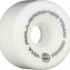 Rollerbones Team Logo Wheels White 62mm 101a - Set Of 8 -Blade Skate Shop rollerbones team logo wheels white 62mm 101a