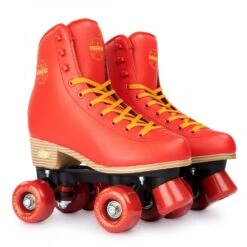 Rookie Classic 78 Roller Skates - Red 7 Rookie Classic 78 Roller Skates - Red -Blade Skate Shop rookie classic 78 roller skates red pair