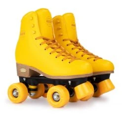 Rookie Classic 78 Roller Skates - Yellow -Blade Skate Shop rookie classic 78 roller skates yellow pair
