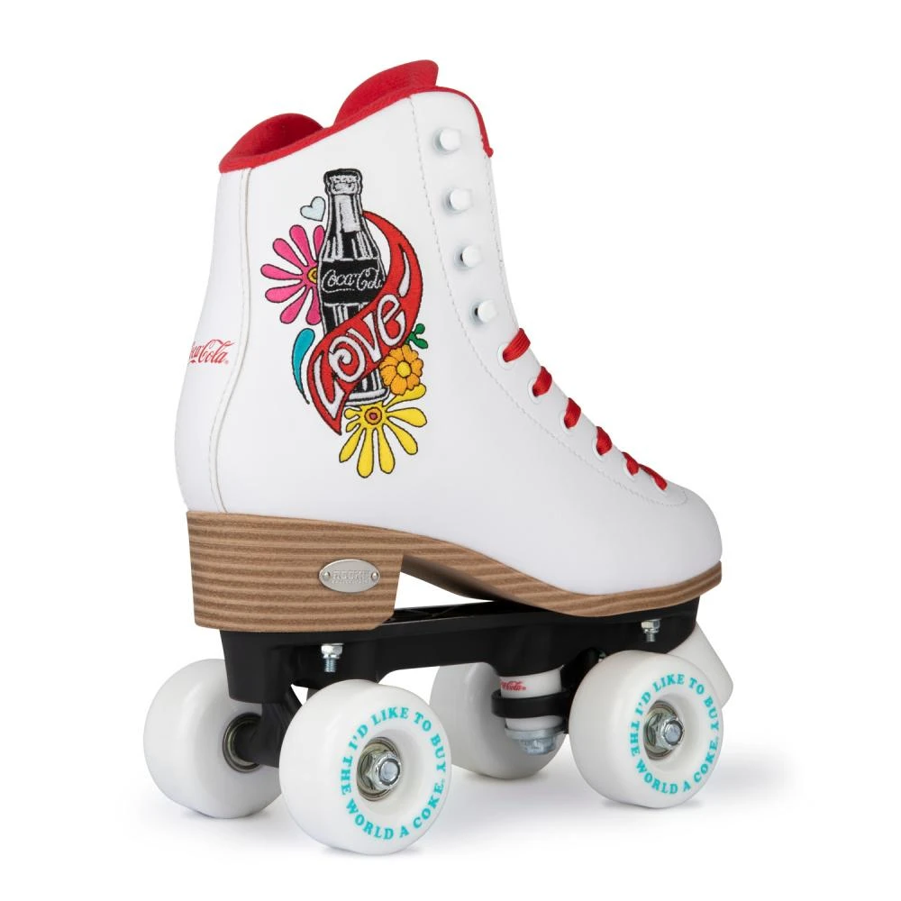 Rookie X Coca-Cola Love Roller Skates - White 4 Rookie X Coca-Cola Love Roller Skates - White - Image 2