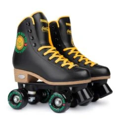 Rookie X Coca-Cola Sunshine Roller Skates - Black -Blade Skate Shop rookie x coca cola sunshine roller skates black pair