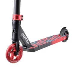 Sacrifice Flyte 100 V2 Stunt Scooter - Black/Red -Blade Skate Shop sacrifice flyte 100 v2 stunt scooter black red close