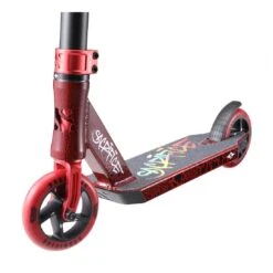 Sacrifice Mini Flyte V2 Stunt Scooter - Red/Black -Blade Skate Shop sacrifice mini flyte v2 stunt scooter red black close