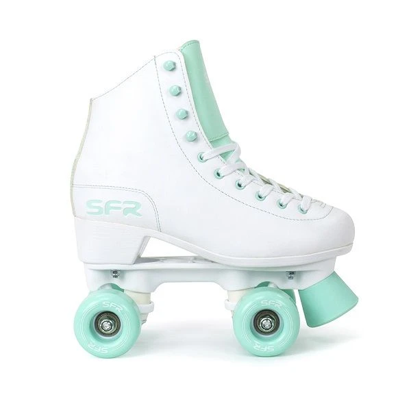 SFR Figure Roller Skates - White/Green 5 SFR Figure Roller Skates - White/Green - Image 3