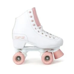 SFR Figure Roller Skates - White/Pink 7 SFR Figure Roller Skates - White/Pink -Blade Skate Shop sfr figure roller skates white pink side 1