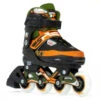 SFR Pixel Adjustable Kids Inline Skates - Green/Orange -Blade Skate Shop sfr pixel adjustable kids inline skates green orange