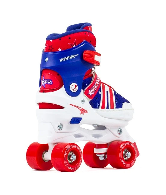 SFR Spectra Adjustable Roller Skates - Blue/Red 4 SFR Spectra Adjustable Roller Skates - Blue/Red - Image 2
