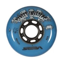 Street Invaders Inline Skate Wheels 84a - Blue 4 Pack