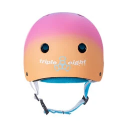 Triple 8 Sweatsaver Helmet - Sunset 7 Triple 8 Sweatsaver Helmet - Sunset -Blade Skate Shop triple 8 sweatsaver helmet sunset back