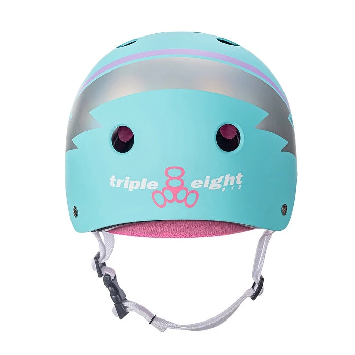 Triple 8 Sweatsaver Helmet - Teal Hologram 5 Triple 8 Sweatsaver Helmet - Teal Hologram - Image 3