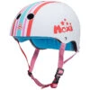 Triple 8 X Moxi Sweatsaver Helmet - Stripey 1 Triple 8 X Moxi Sweatsaver Helmet - Stripey -Blade Skate Shop triple 8 x moxi sweatsaver helmet stripey