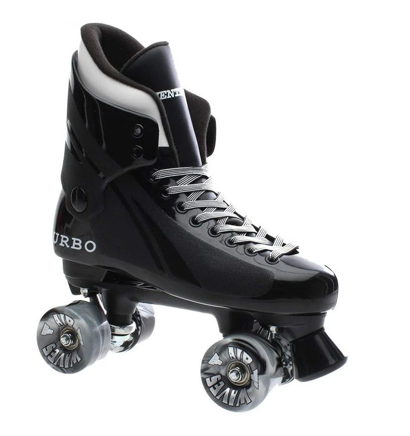 Ventro Pro Turbo Quad Roller Skates - Clear Airwaves Wheels 3 Ventro Pro Turbo Quad Roller Skates - Clear Airwaves Wheels