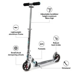 Micro Speed Scooter - Silver 9 Micro Speed Scooter - Silver -Blade Skate Shop xlHSxD c